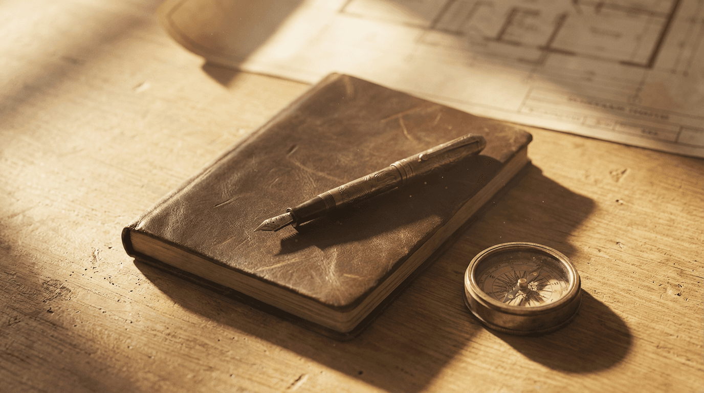 Property consultant reviewing operational structure documents