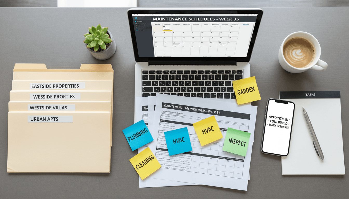 Operational management and maintenance coordination workspace